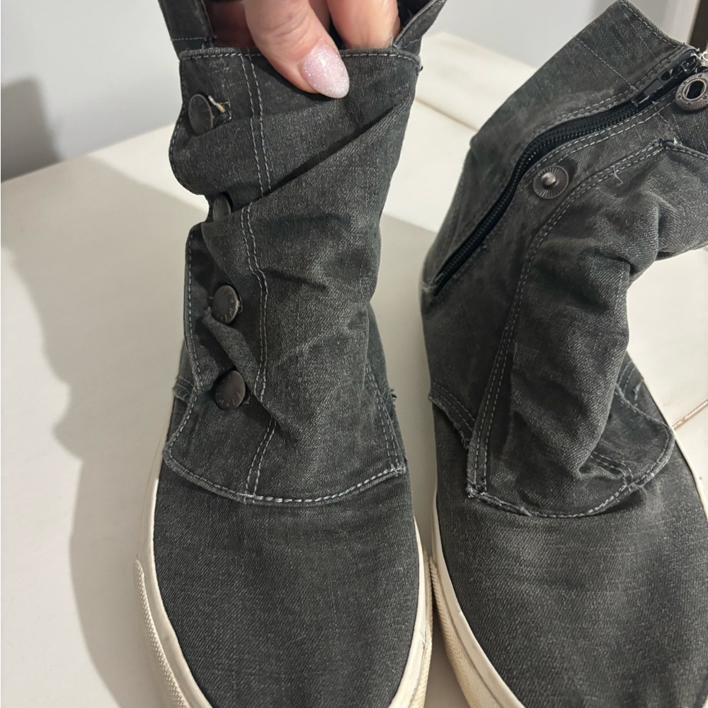 Blowfish Charcoal High-Top Sneakers - Picture 3 of 4